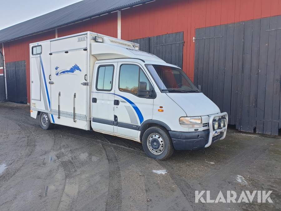 Hästlastbil Renault Master 2.8 TDI Skåp (114hk) UME-släp