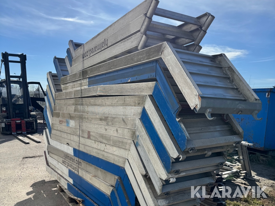 Aluminium trappa för byggställning