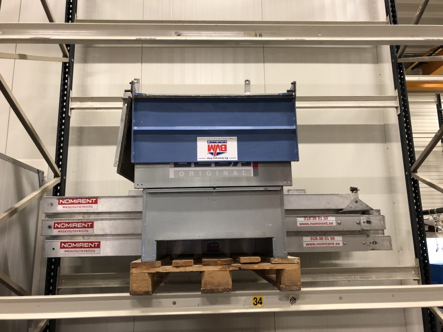 Tegel/materialtransportör