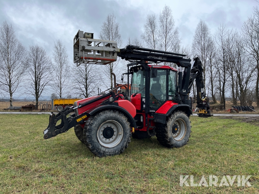Grävlastare med skopor &  lift 1420 Huddig 1060C