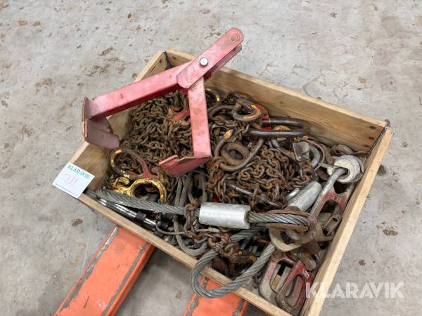 Diverse kedjor och kättingar