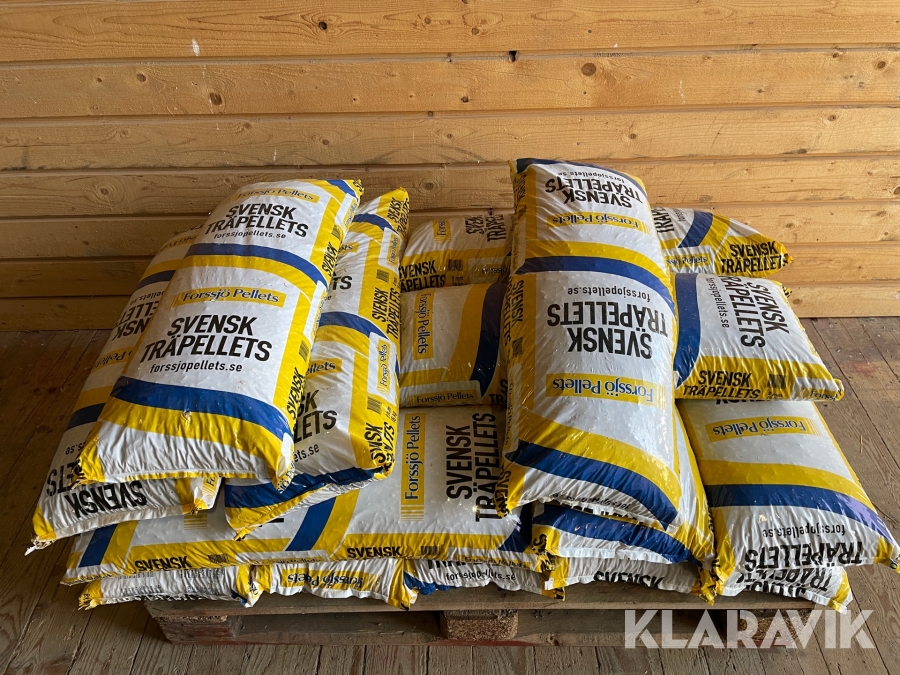 Pellets 16 säckar Forssjö