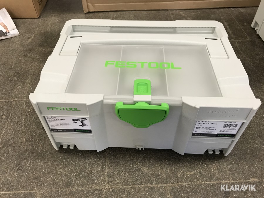 Slagskruvdragare Festool PDC 18/4 Li-Basic oanvänd