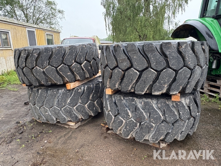 Entreprenadhjul Fyllda Michelin XLD D2 26.5R25 