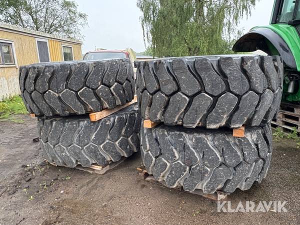 Entreprenadhjul Fyllda Michelin XLD D2 26.5R25 