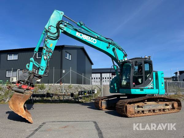 Grävmaskin Kobelco SK 230 SR LC -5 med grävsystem, rotator och skopa