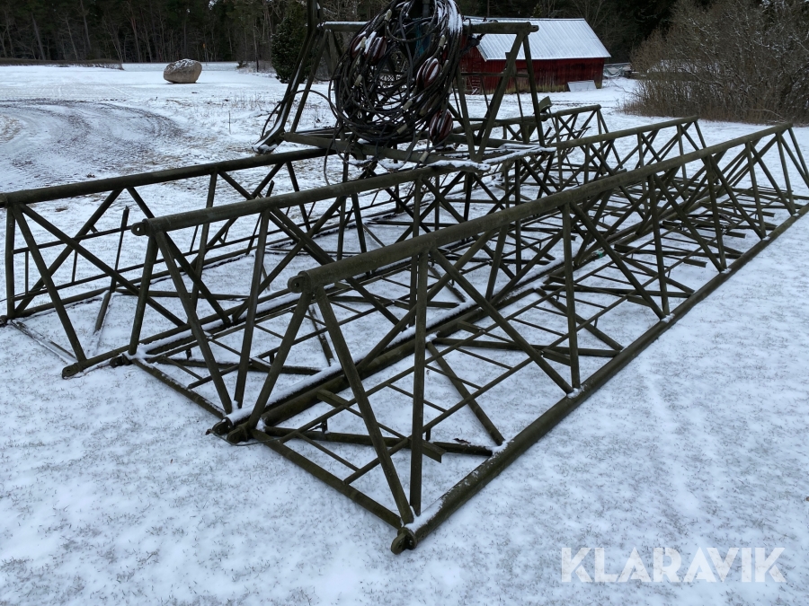 Fackverksmast Galvad grön 26m