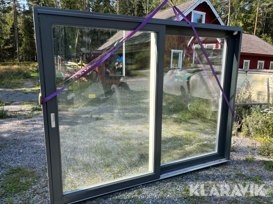 Skjutdörrparti 3-glas
