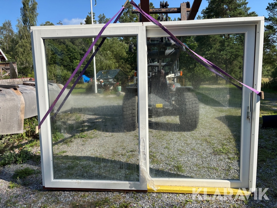 Skjutdörrparti 3-glas