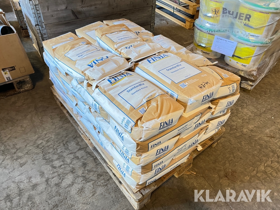 Fix för kakel/klinker Finja Standardfix Vit 44st