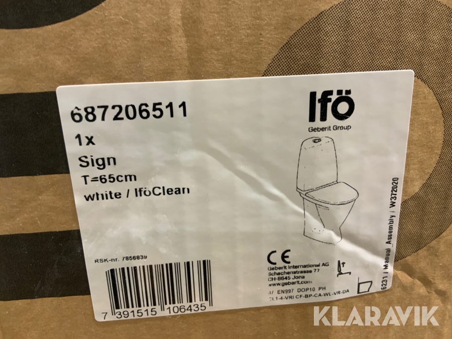 Toalett Ifo Sign 6862 () Toalett Ifo Sign 6862