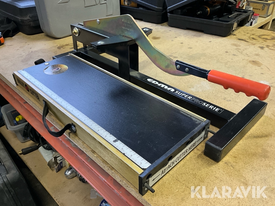 Laminatklipp EDMA Super Proserie Stratcut med skärbord