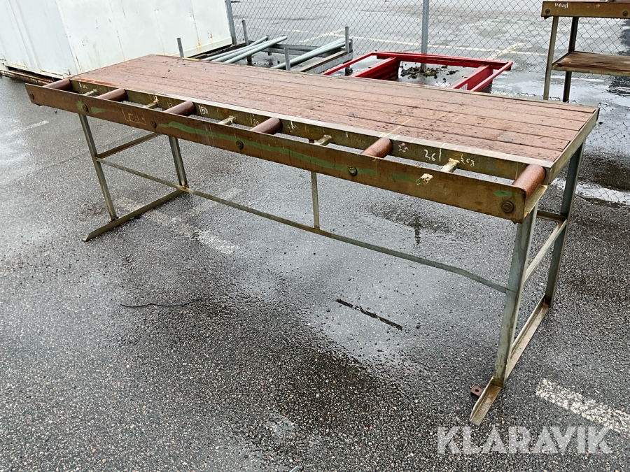 Armeringsbänk Weelu inklusive rullar