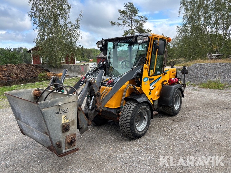 Hjullastare Wille 355B med redskap