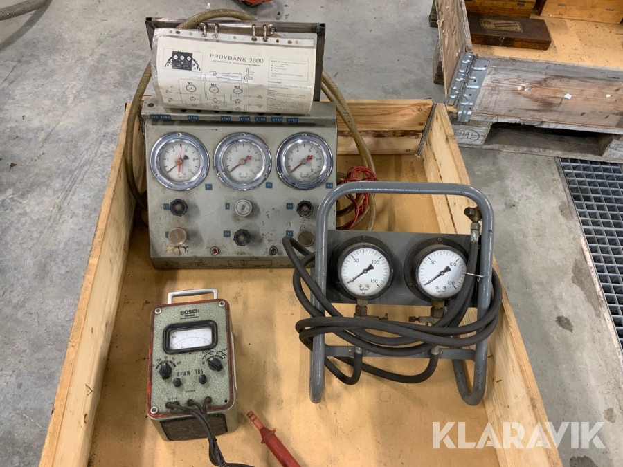 Mätutrustning tryckluft och hydraulik
