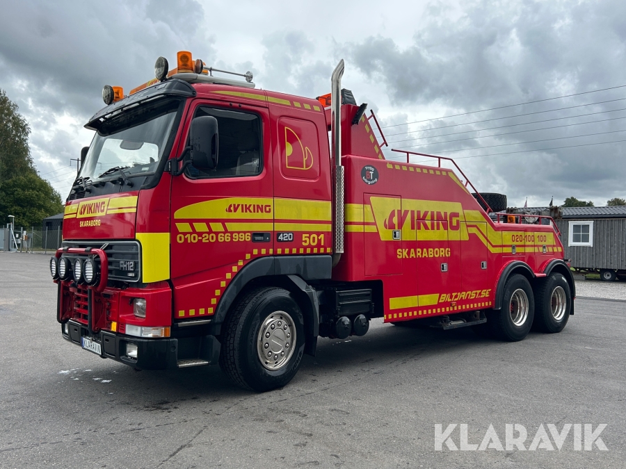Bärgningsbil Volvo FH 12 med bärgningsutrustning