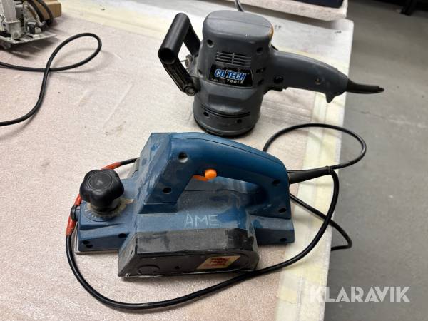 Planslipmaskin och elhyvel 