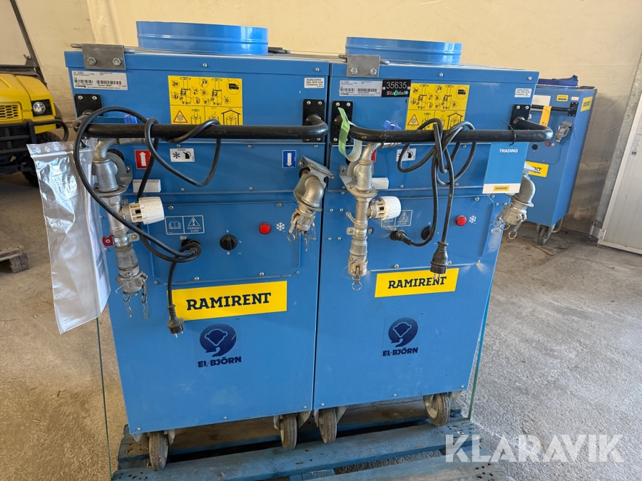 Hetvattenfläktar El-Björn TF 30 HV-F