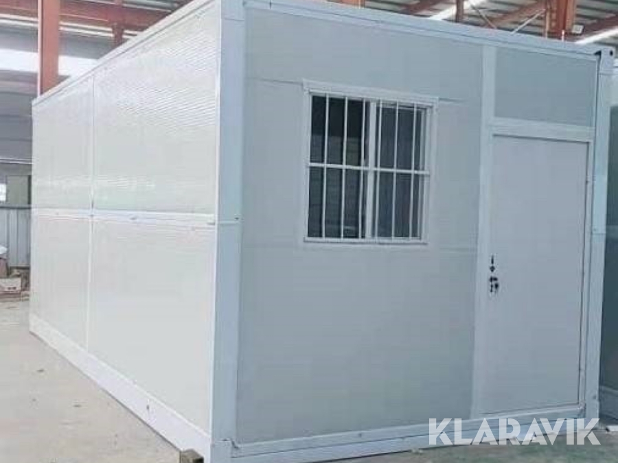 Hopfällbar container