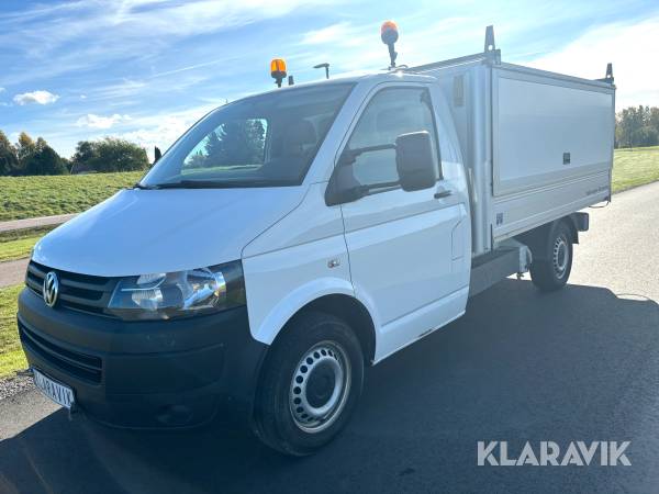 Pickup Volkswagen Transporter med skåp