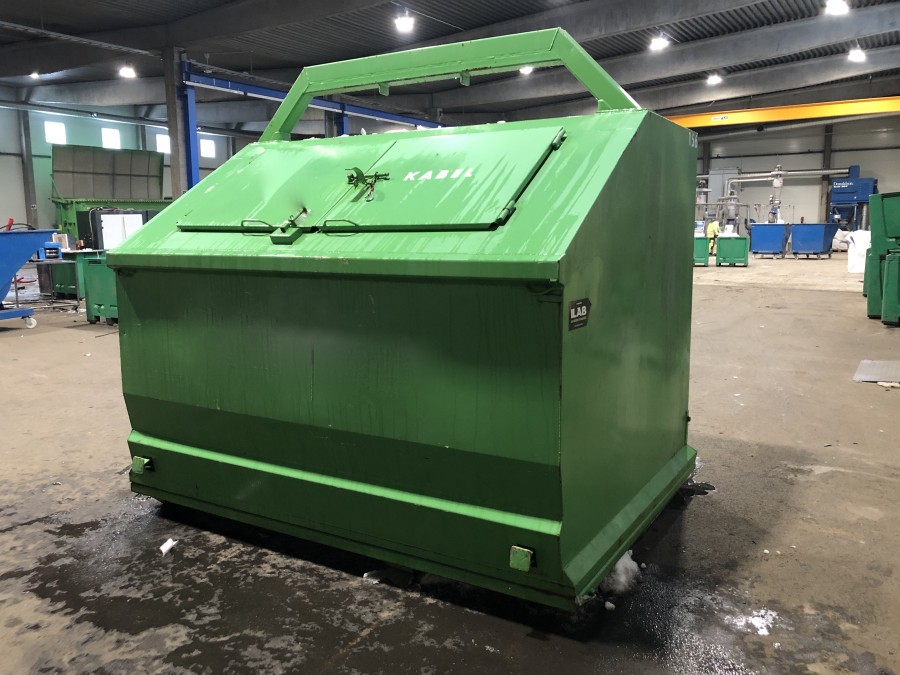 Materialcontainer ILAB med bottentömning