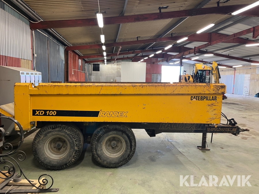 Hjulgrävare CAT M316 Next Generation med tippvagn och redskap & Makin 3-D
