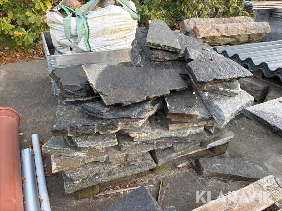 Skifferplattor ca 8 m²