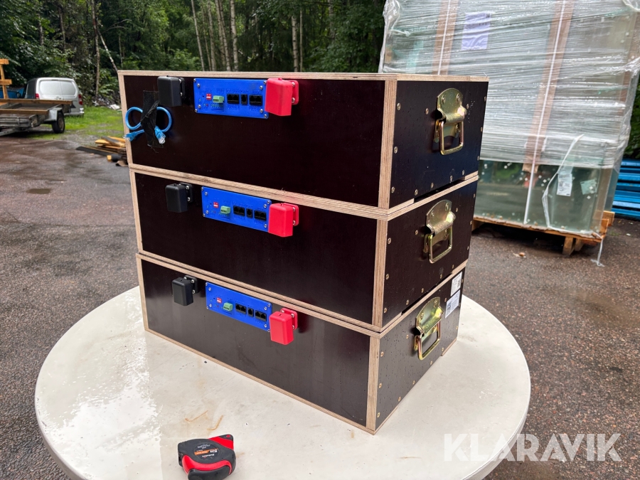 Solcellsbatteri 3 st 