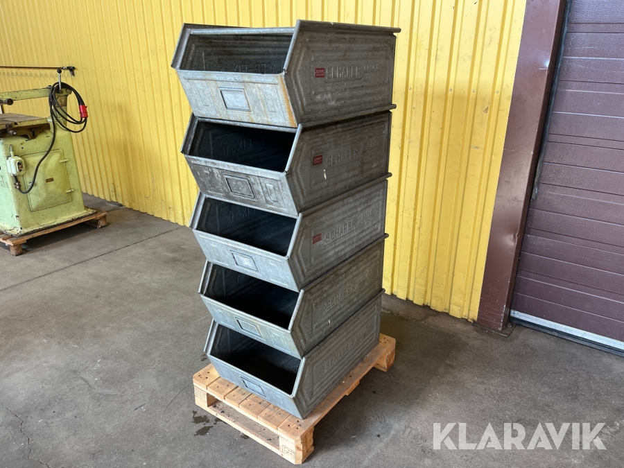 Lådor 5 st Elomekan