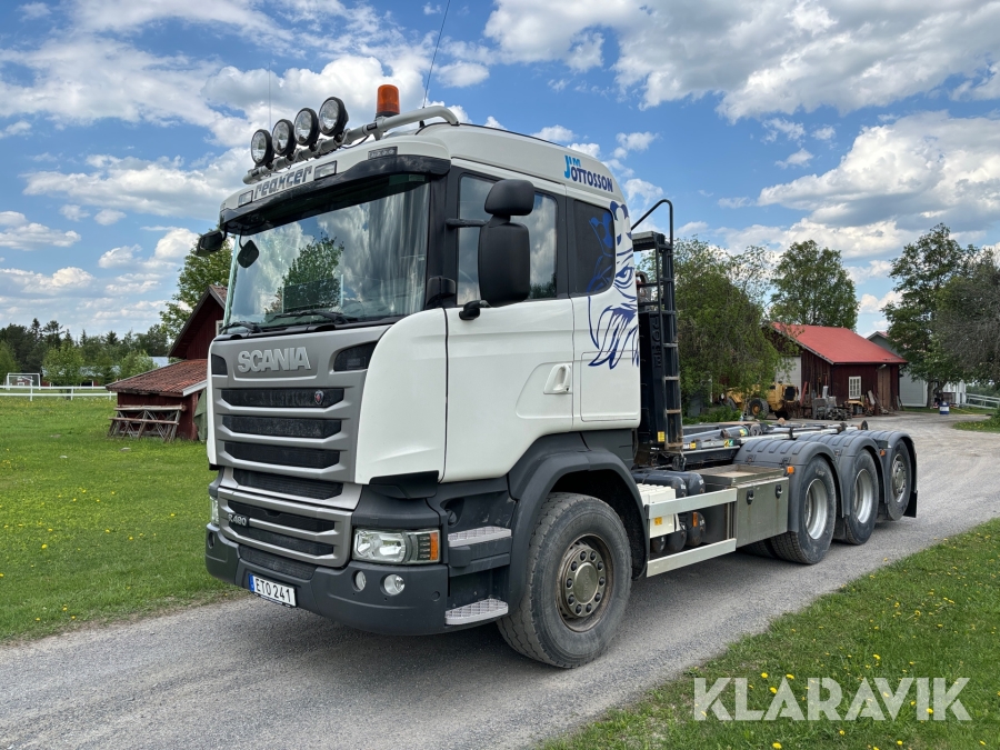 Lastväxlare Scania R490 8x4*4 Tridem Euro 6