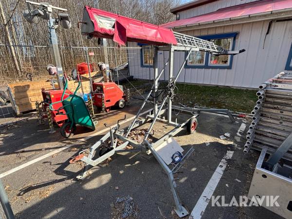 Belysningsmast teleskopisk FeRex Conlight 12
