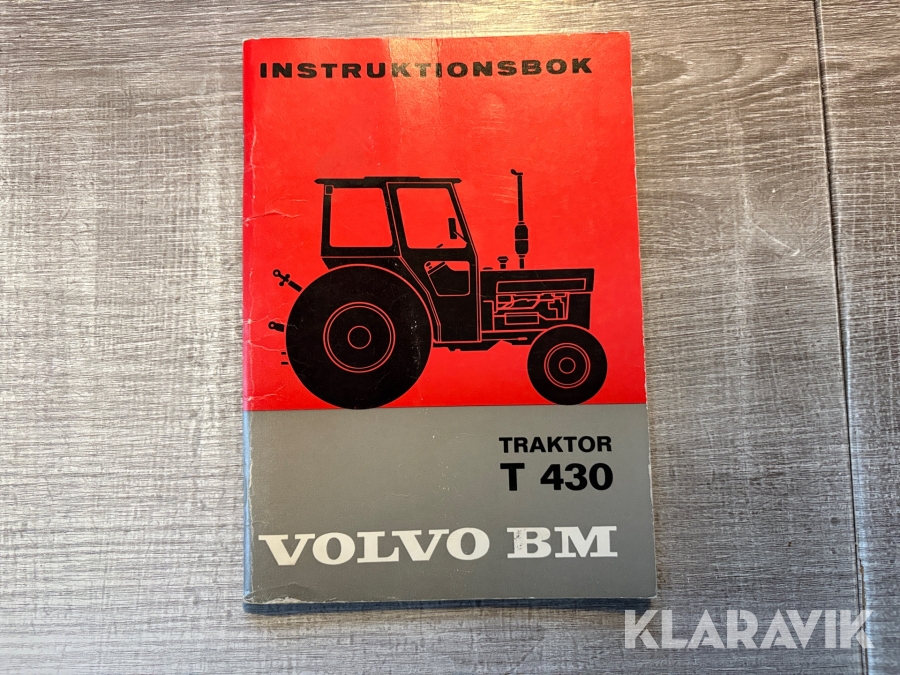Instruktionsbok Volvo Bm T430