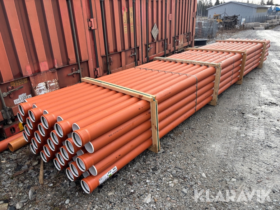 Markrör 110 mm 6 m 50 st PP Polypropen Nordic Poly Markt