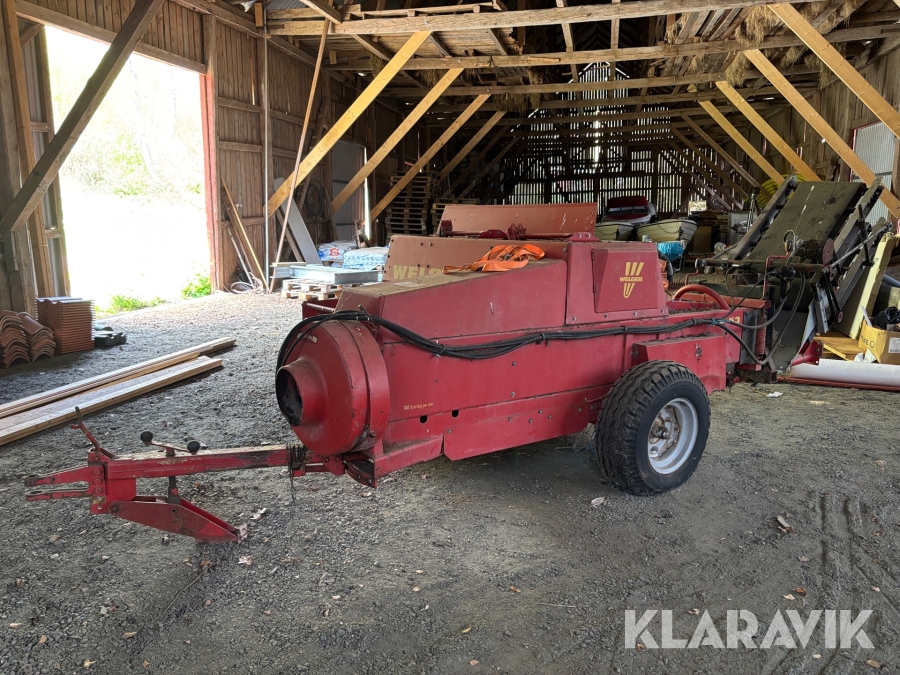 Hårdpress Welger AP53 med kastare