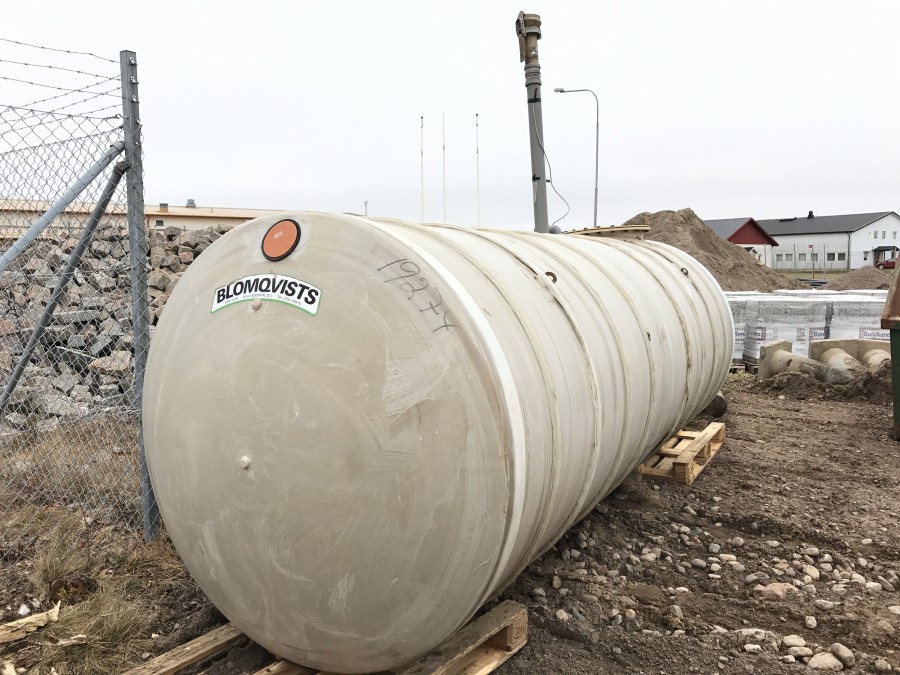 Avloppstank i glasfiber