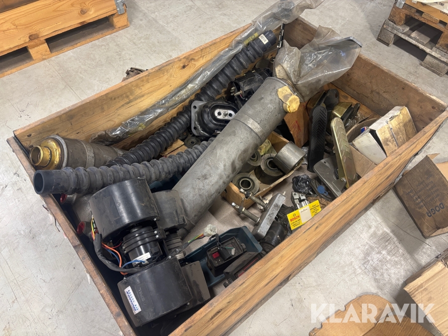 Blandpall med generatorer och lager