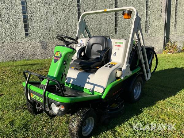 Gräsklippare Etesia Hydro 124 DX med  uppsamlare