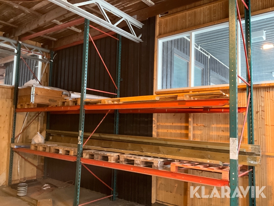 Pallställ 2 sektioner