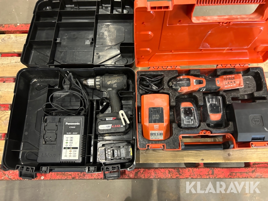 Borrskruvdragare 1 st, Multimaskin 1 st Panasonic / Fein EY 74A2LJ2G / MultiMaster AFMM 18QSL