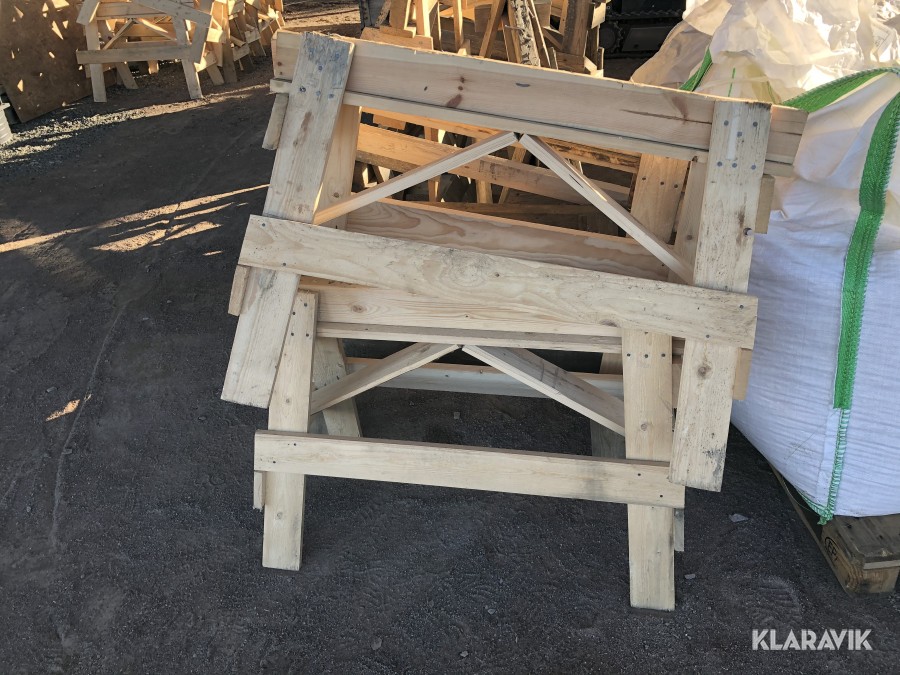Pallbockar / Byggbockar 2st