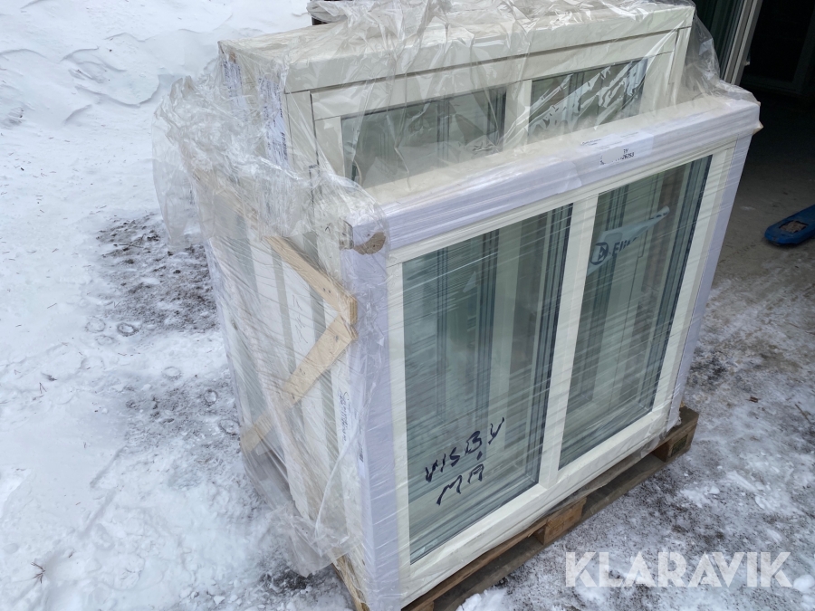 Vridfönster Elitfönster 11/10 & 10/12 totalt 4 st aluminiumbeklädda