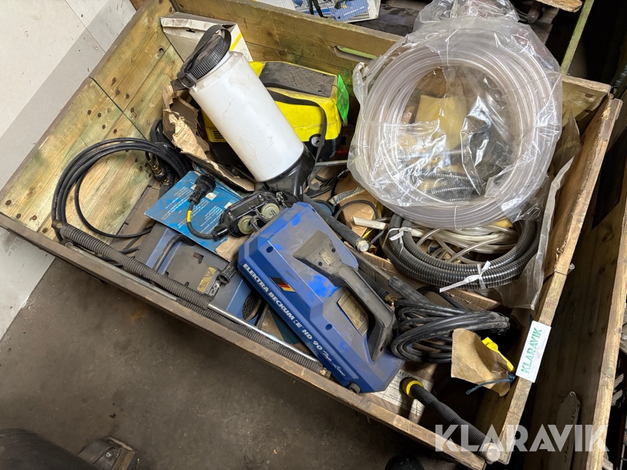 Högtryckstvättar Elektra Beckum & Bravo 3st med tillbehör