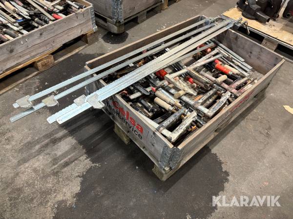 Diverse skruvtvingar