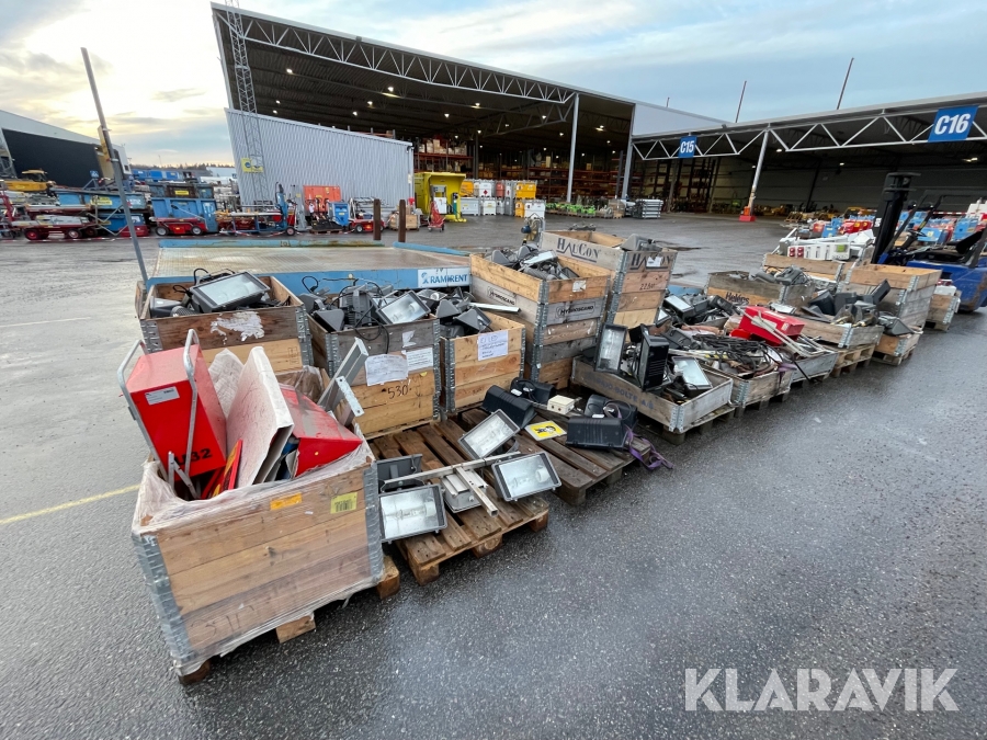 Diverse halogenbelysning