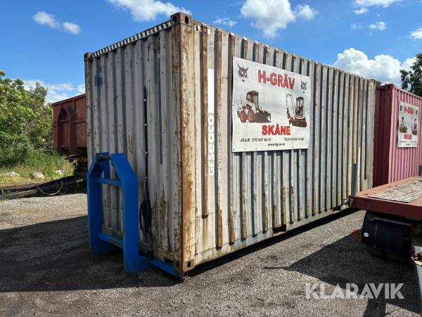 Container WHC20 - 41S / 01 - Med lös lastväxlarram / underrede