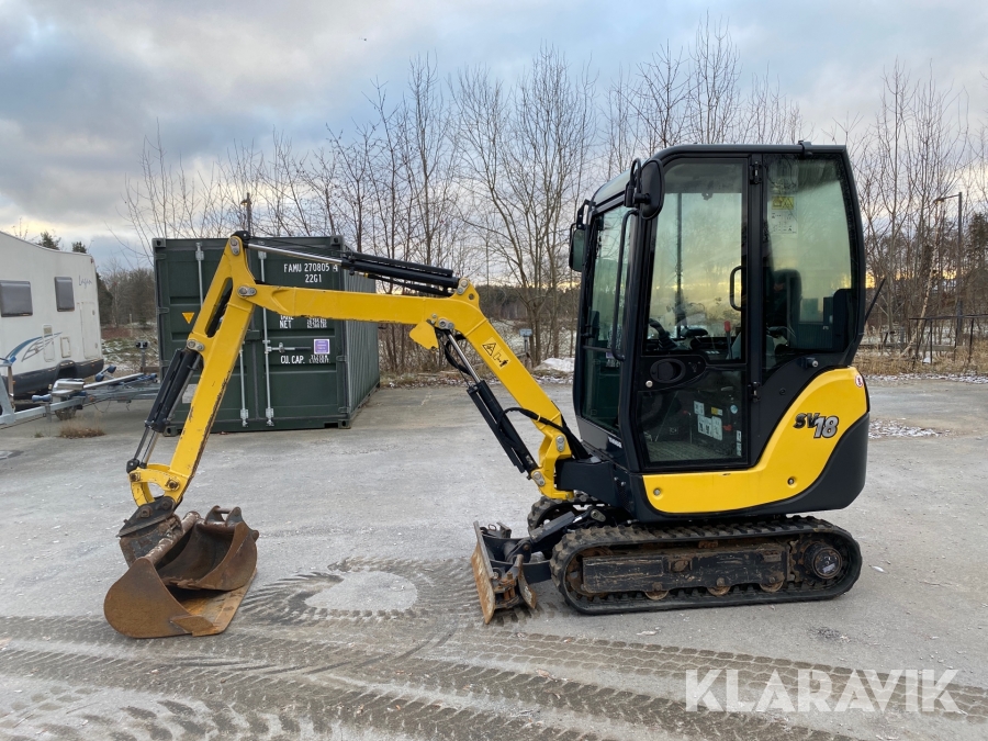 Grävmaskin Yanmar SV18