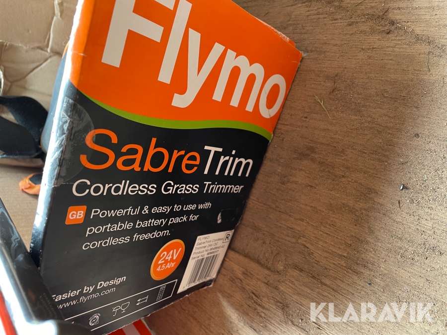 luft Læge mynte Klaravik Auktioner | Trimmer Flymo Sabre Trim GTC24