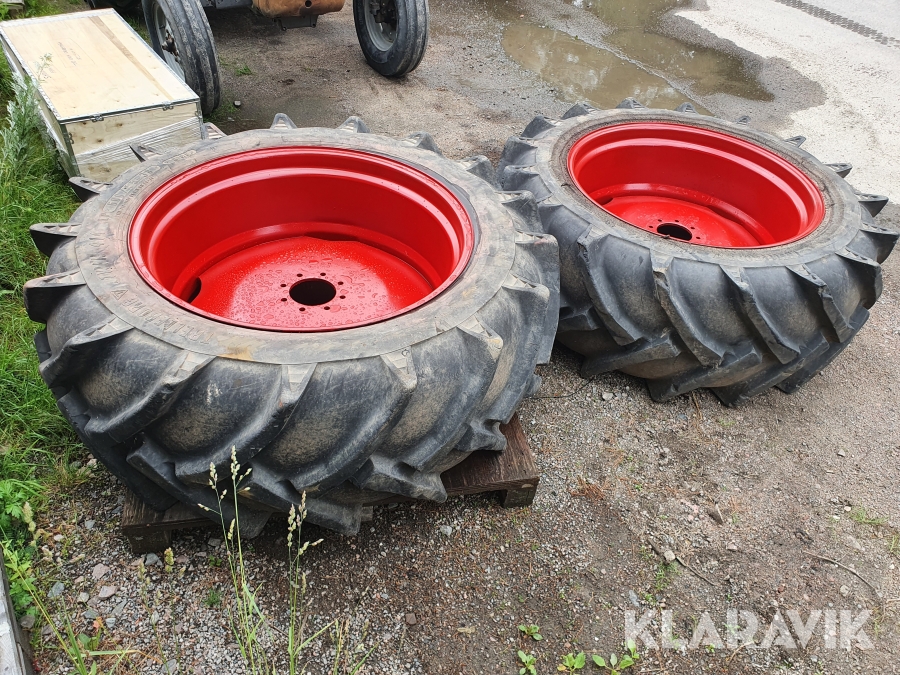 Twindäck på fälg 2 st Trelleborg 600/55-38 