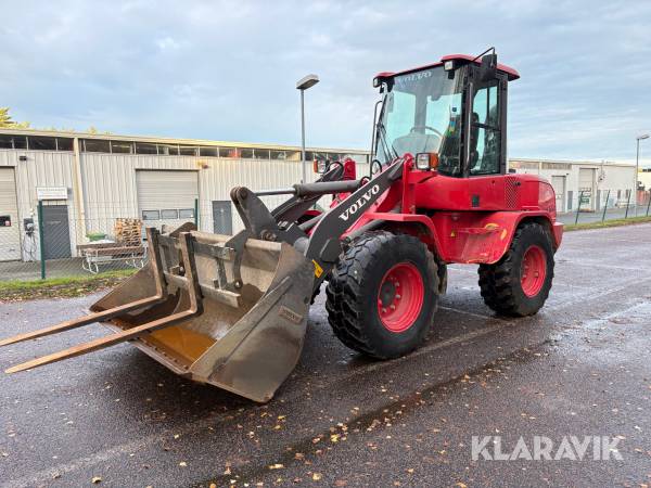 Hjullastare Volvo L35G med skopa