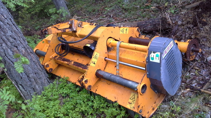 Slaghack till traktor